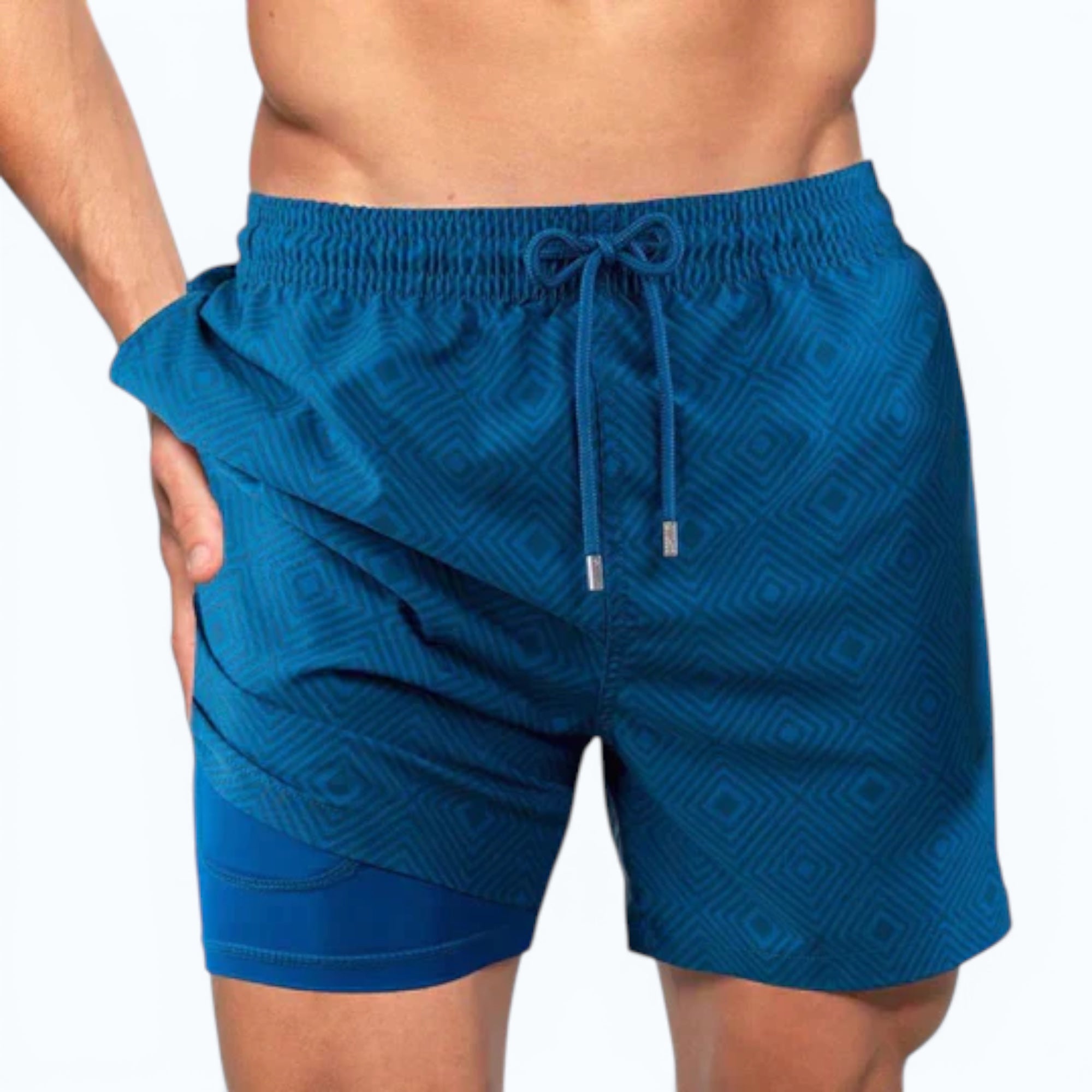 Ellmont London | Men's Compression Quick Dry Summer Swim Shorts