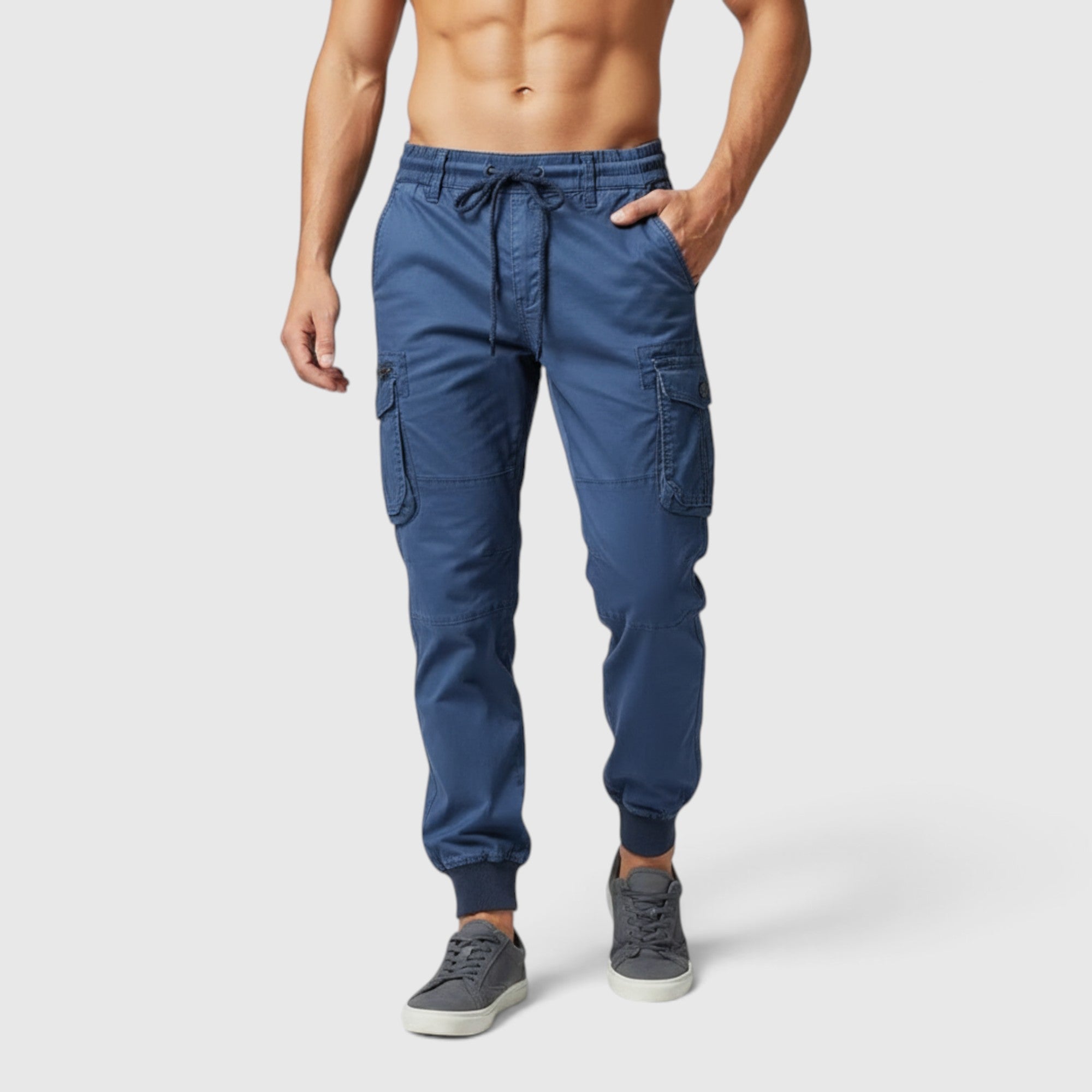 Dean | Men's Cargo Pants with Deep Utility Pockets Cotton Fit