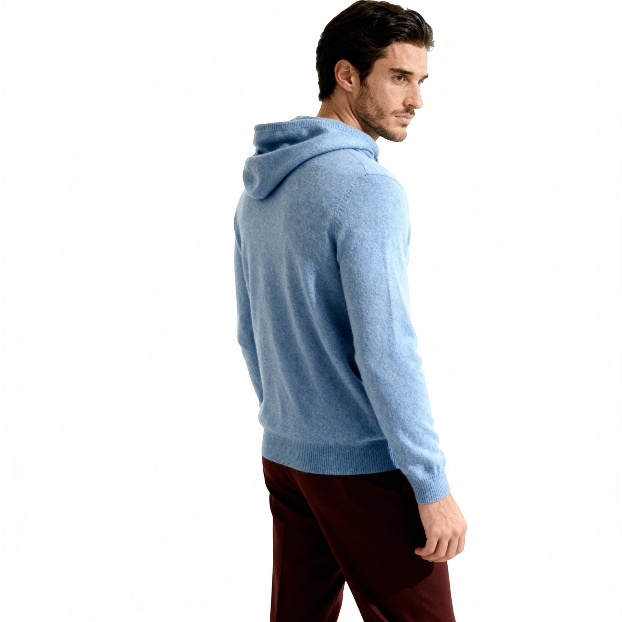 Ellmont London | Men's Cashmere Hoodie Lightweight Luxury Knit Pullover