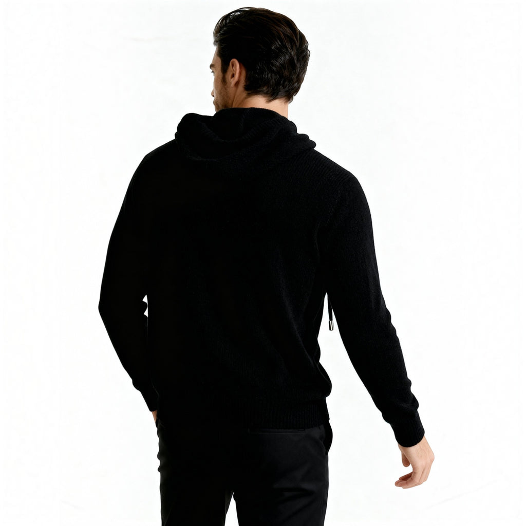 Ellmont London | Men's Cashmere Hoodie Lightweight Luxury Knit Pullover
