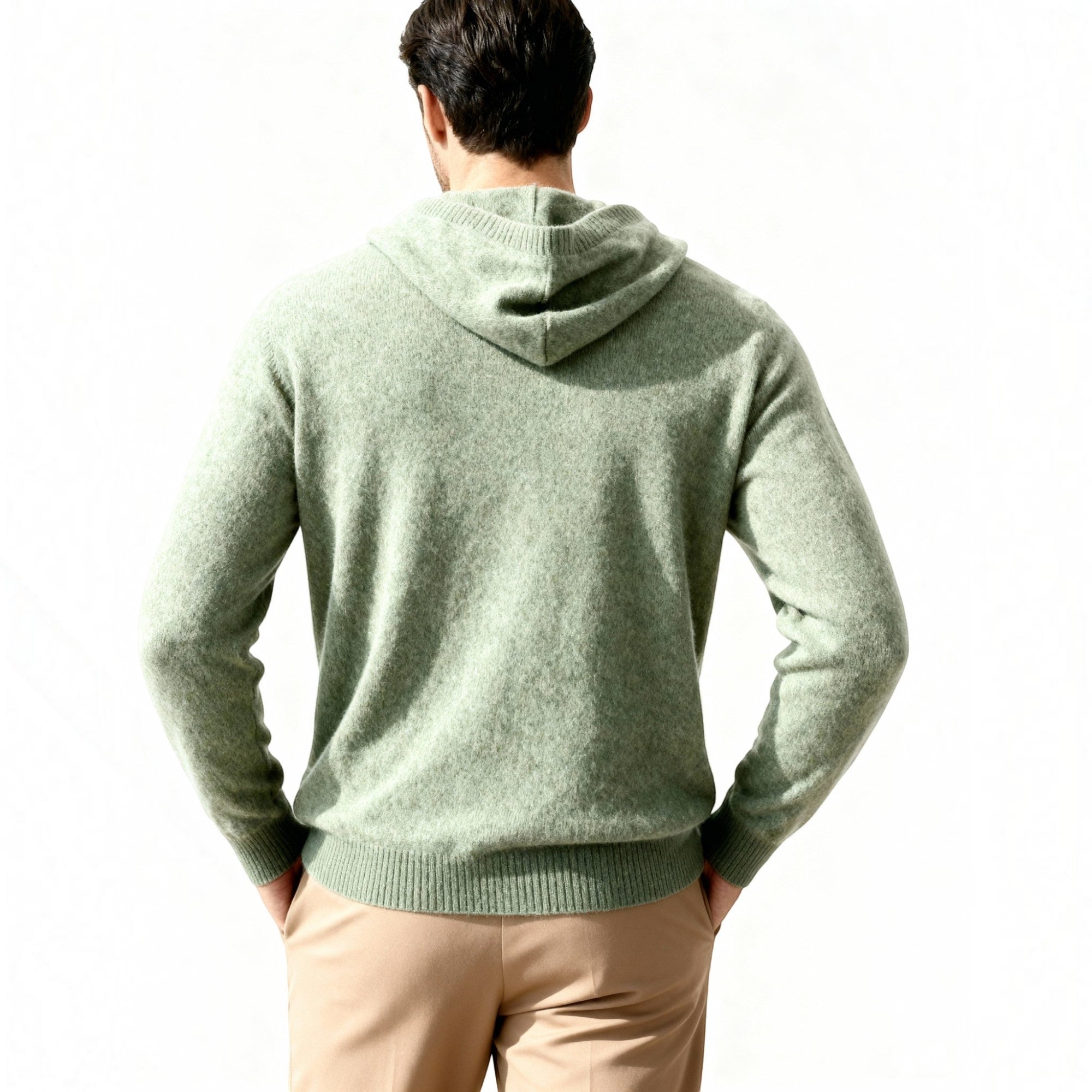 Ellmont London | Men's Cashmere Hoodie Lightweight Luxury Knit Pullover