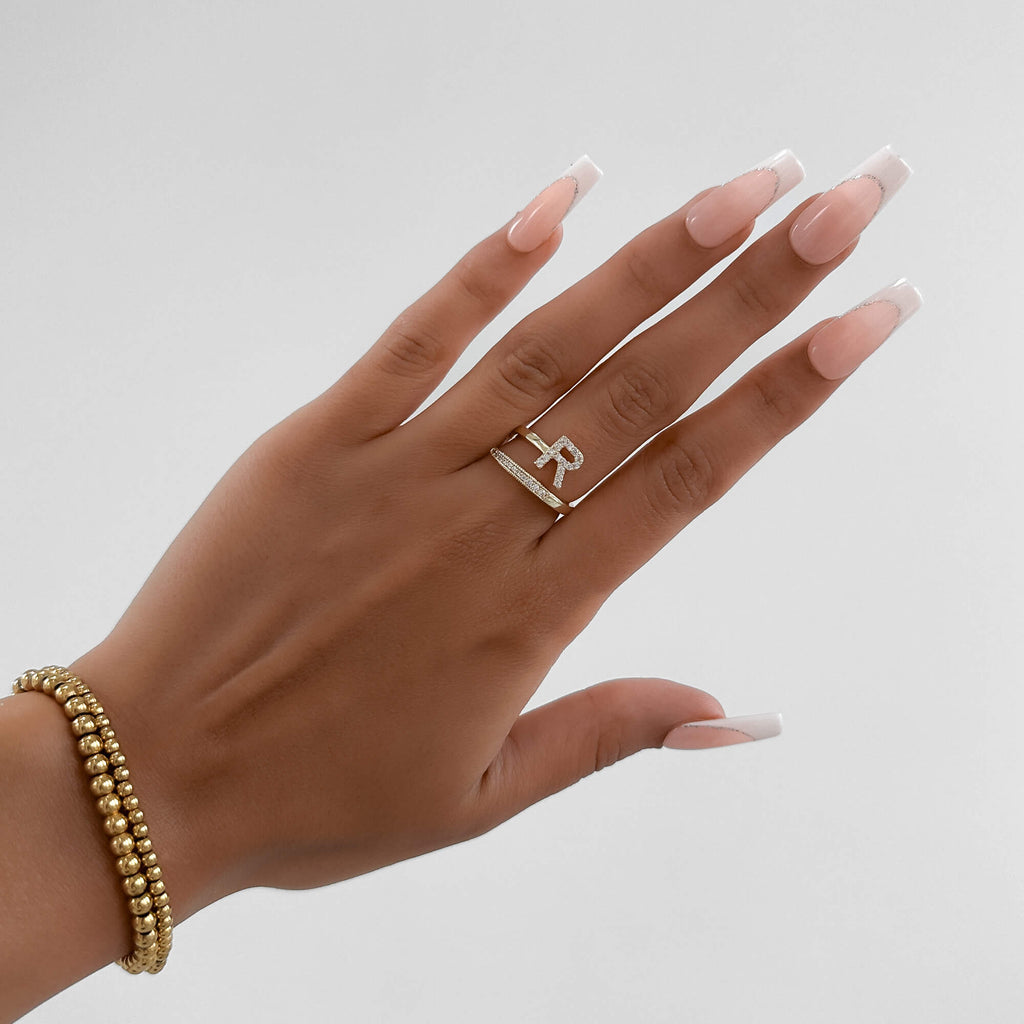 Ellmont - Pave Initial Ring