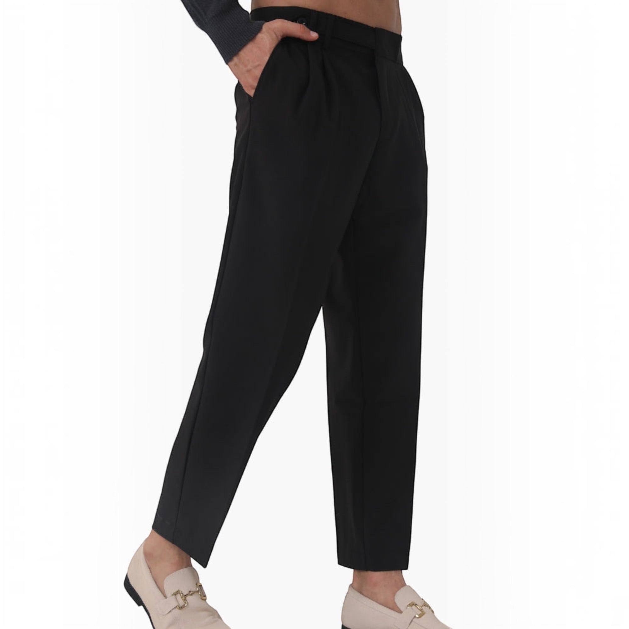 Ellmont London | Men Tailored Dress Pants – High Waist Everyday Trousers