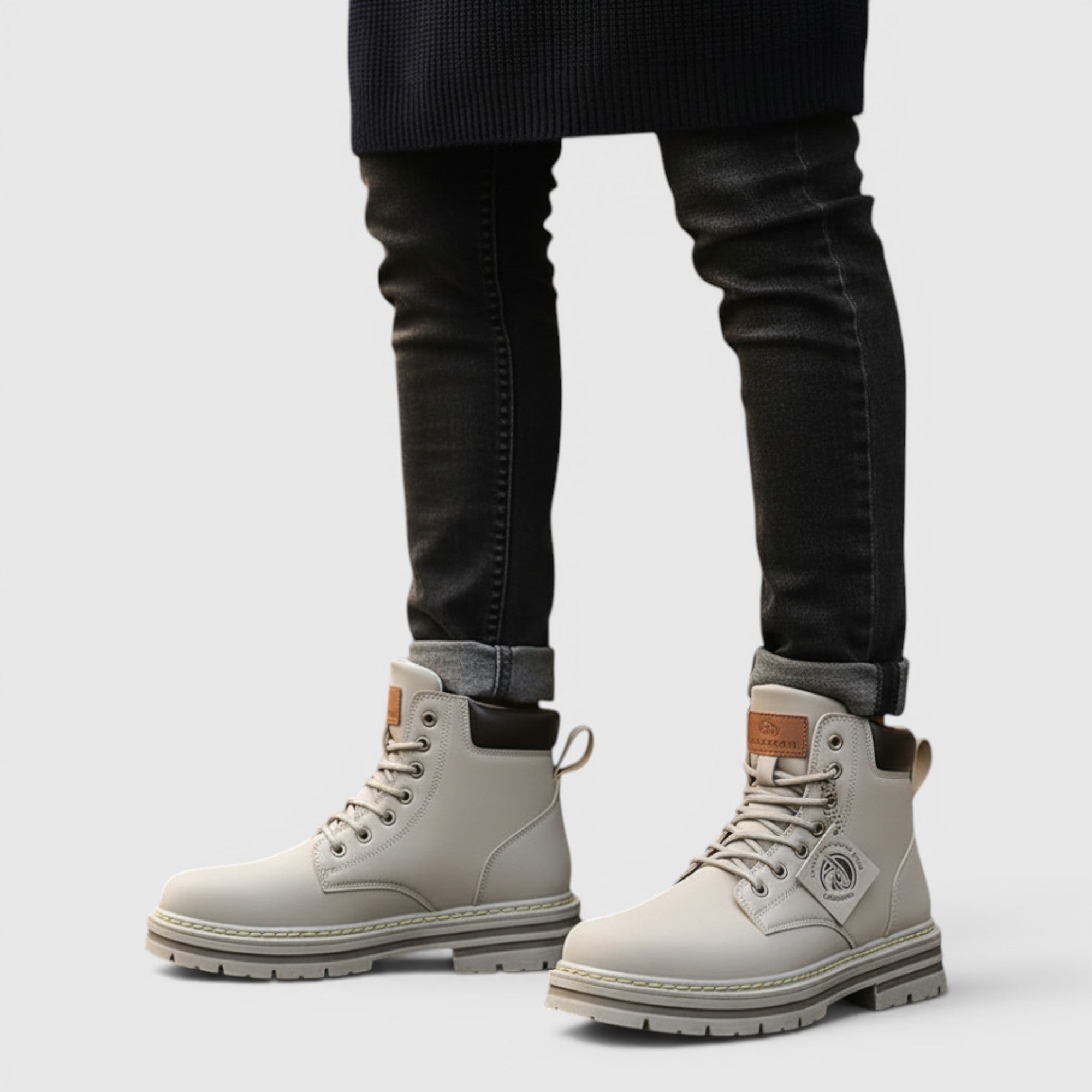 Ellmont London | Men's Orthopedic Boots Supportive Walking Boots with Rubber Sole