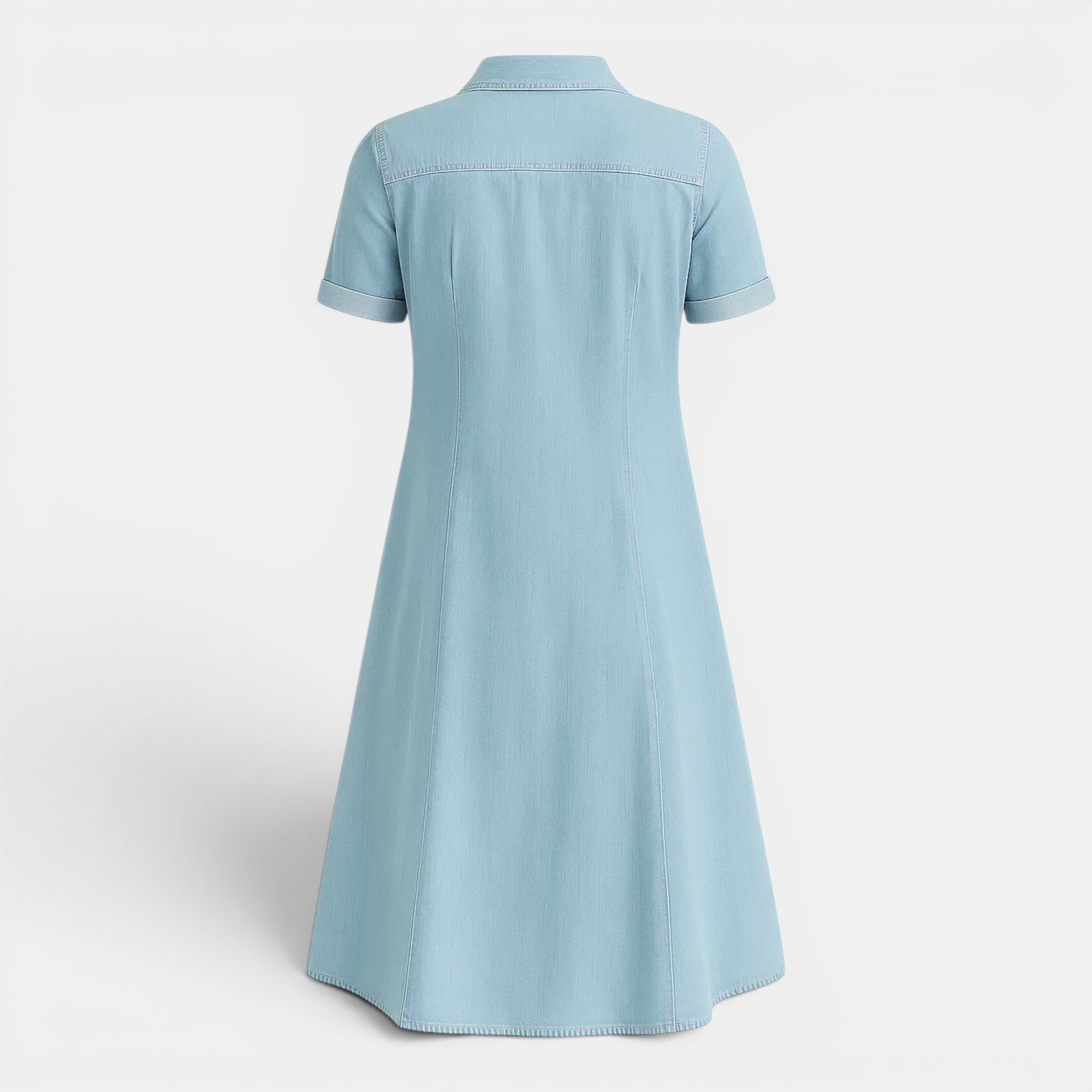 Ellmont London | Women's Relaxed Fit Button Shirt Dress for Daily Wear