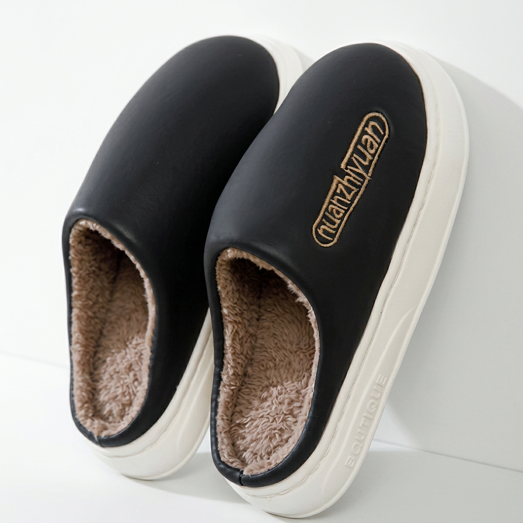 Blossom | Plush-Lined Platform Clog Slippers