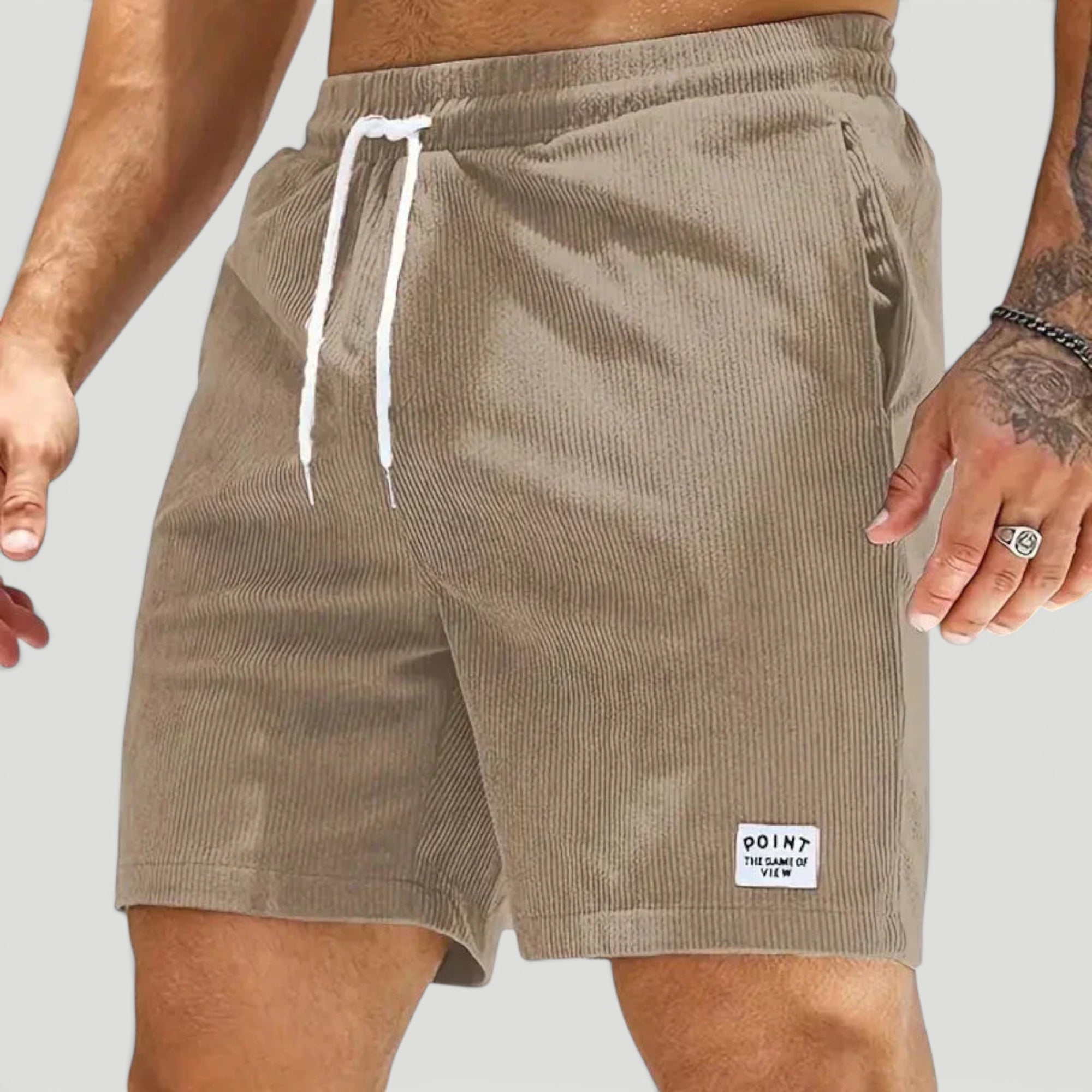 Ellmont London | Men’s Lightweight Summer Corduroy Shorts