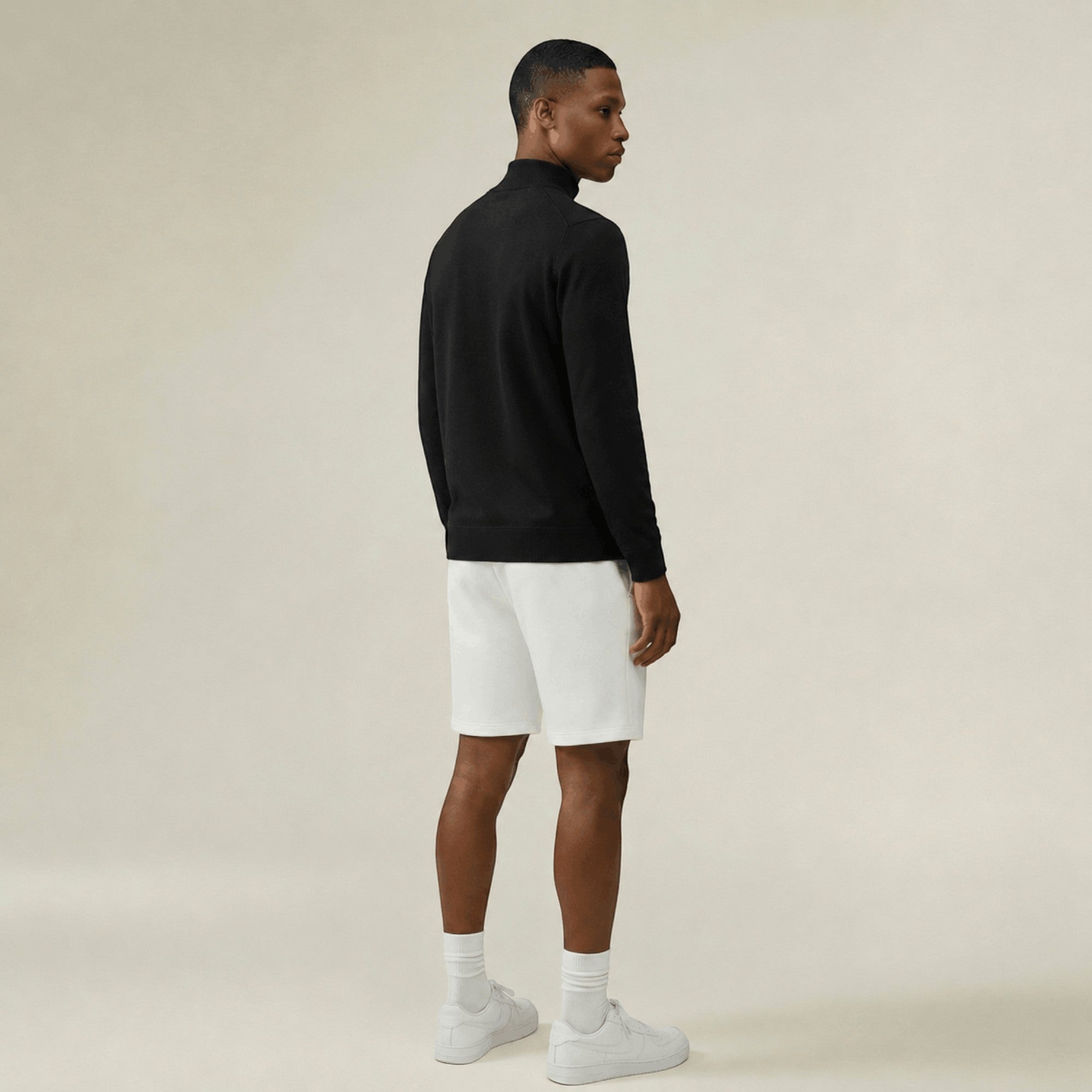 Ellmont London | Men's Quarter Zip Knit Sweater Lightweight Travel Layer