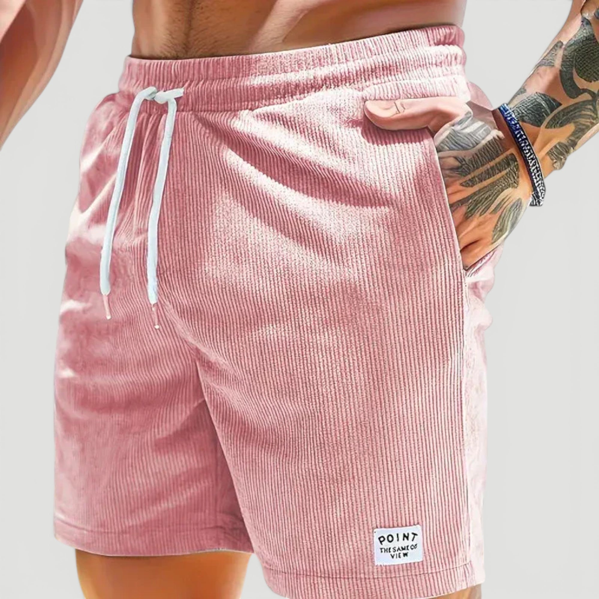 Ellmont London | Men’s Lightweight Summer Corduroy Shorts