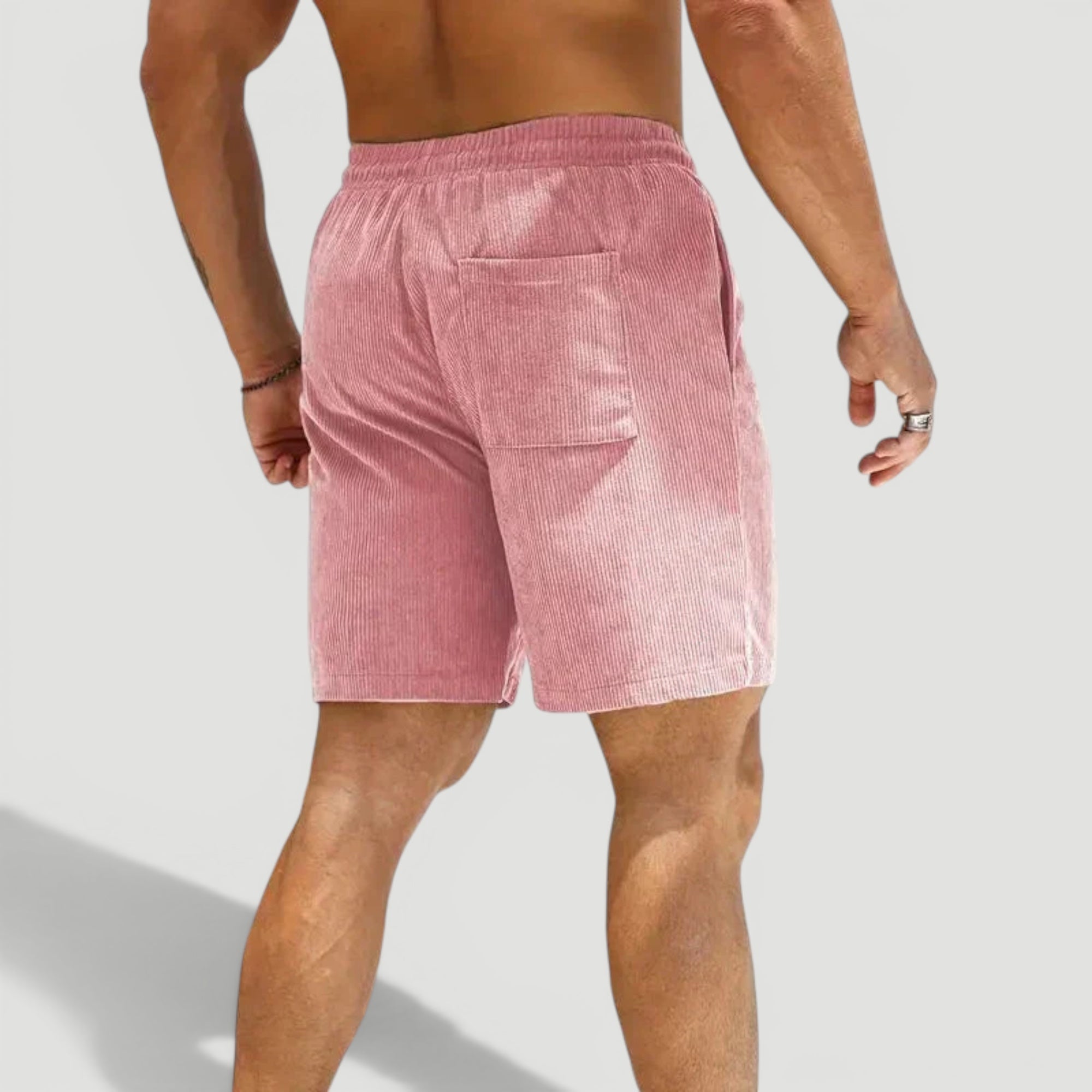 Ellmont London | Men’s Lightweight Summer Corduroy Shorts