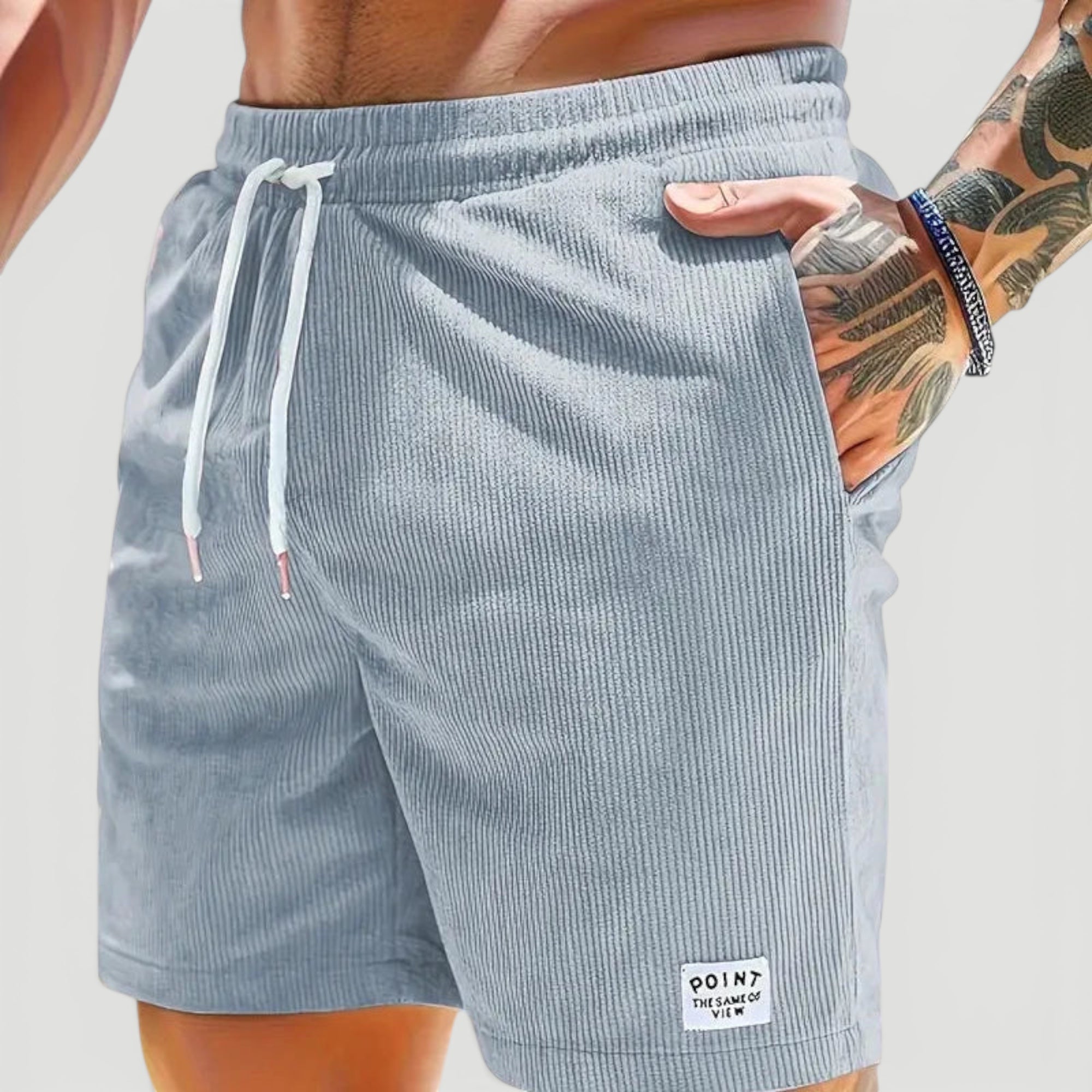 Ellmont London | Men’s Lightweight Summer Corduroy Shorts