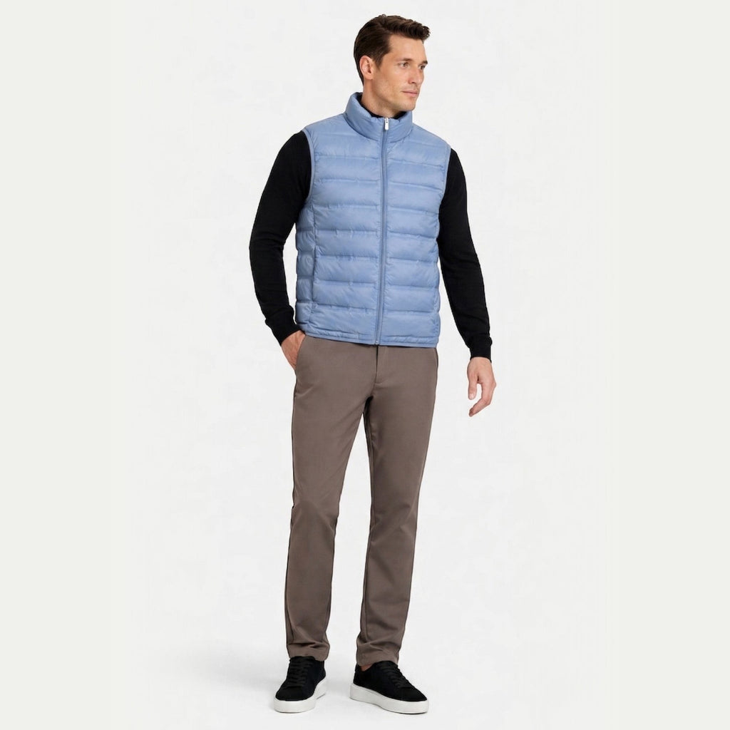 Ellmont London | Gilet Men's Regular Fit Quilted Sleeveless Jacket