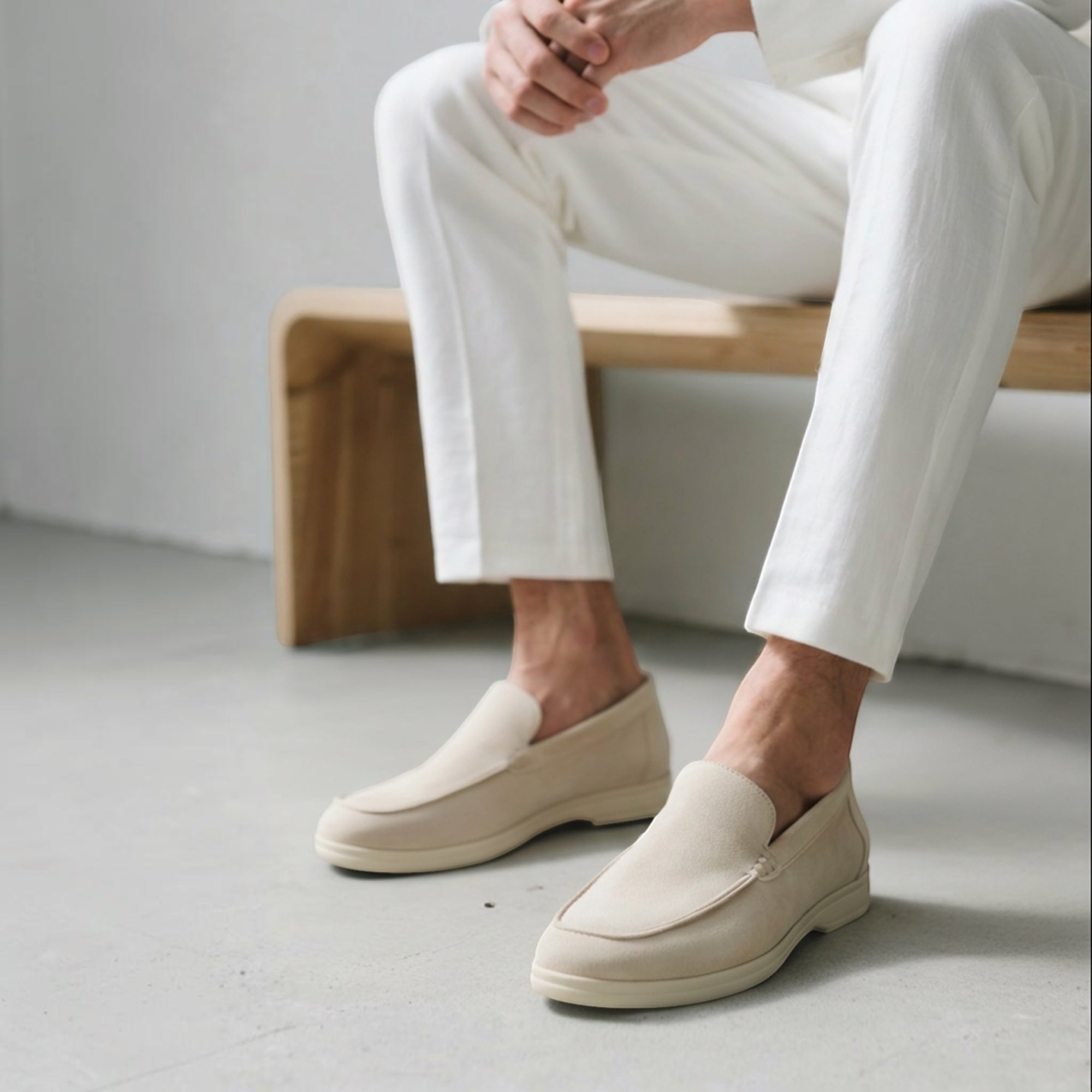 Ellmont London | Men's Classic Suede Loafers Supportive Insole
