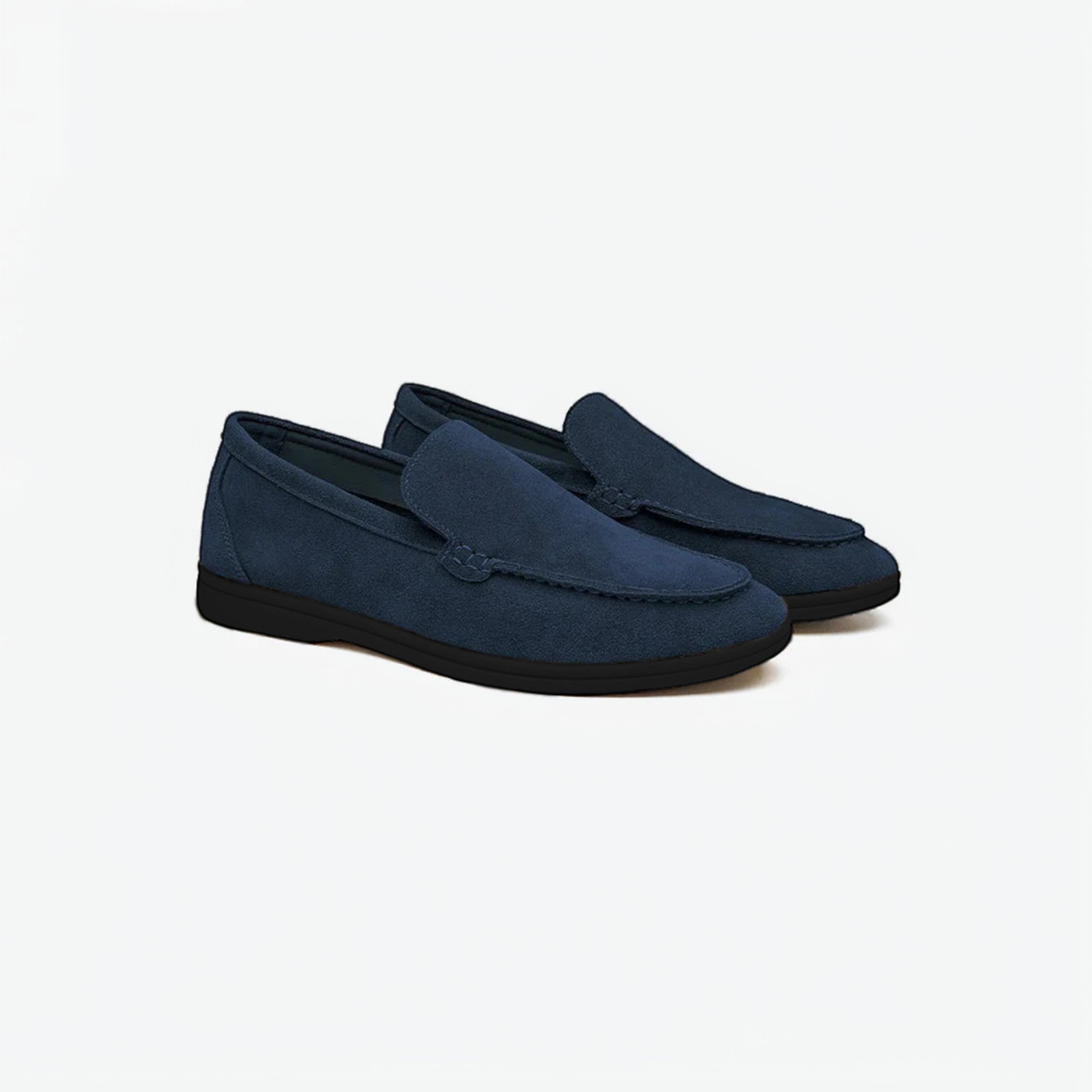 Ellmont London | Men's Suede Slip-On Loafers with Cushioned Insole