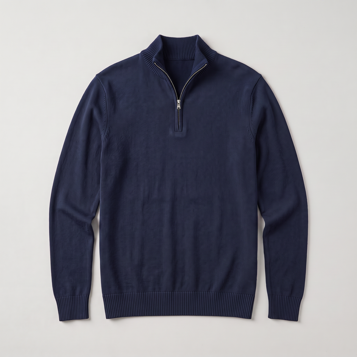 Spencer | Men's Cotton Blend Quarter-Zip Knitted Sweater
