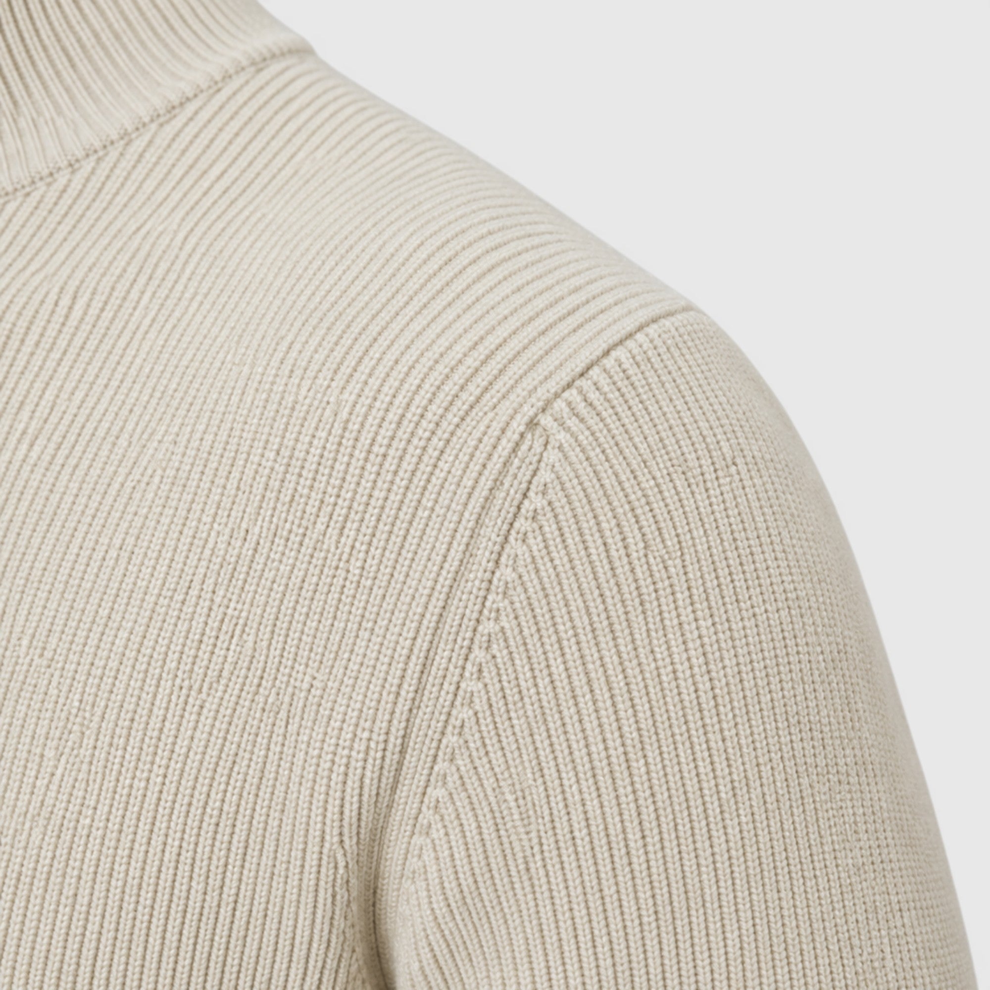 Ellmont London | Men's Soft Knit Zip Sweater with Stand Collar for Everyday Comfort