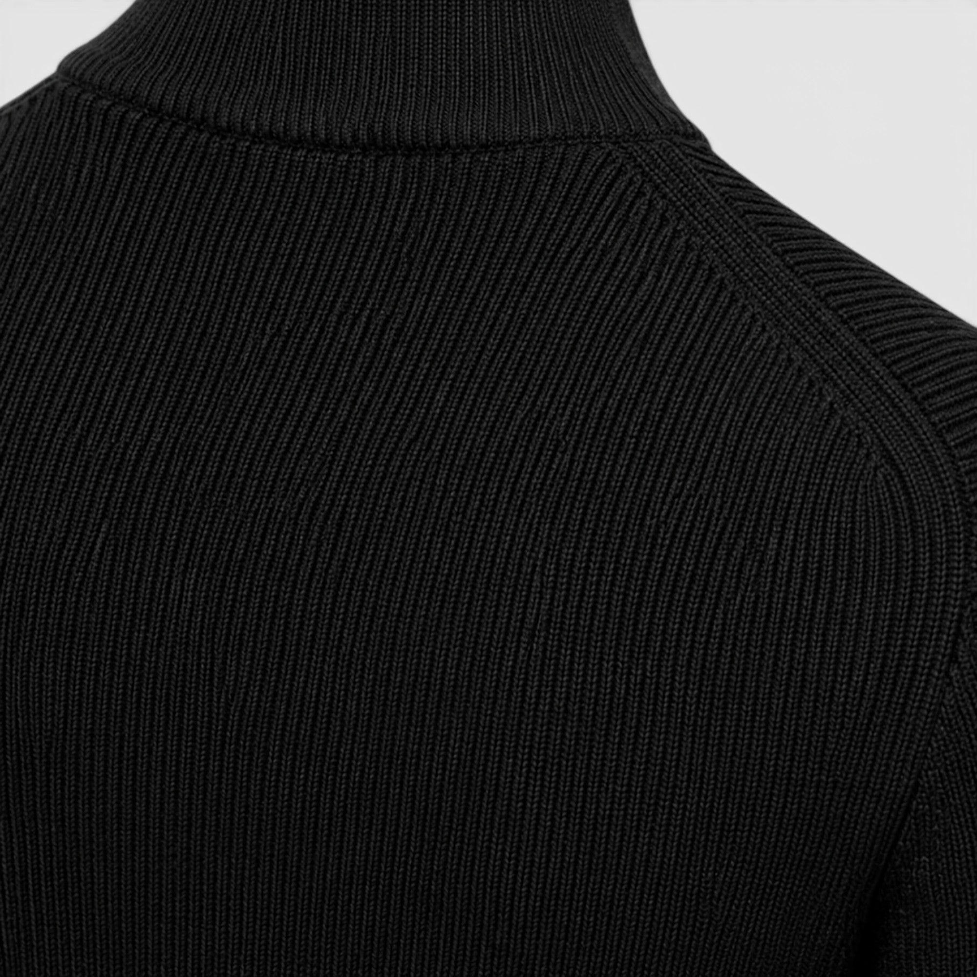 Ellmont London | Men's Soft Knit Zip Sweater with Stand Collar for Everyday Comfort