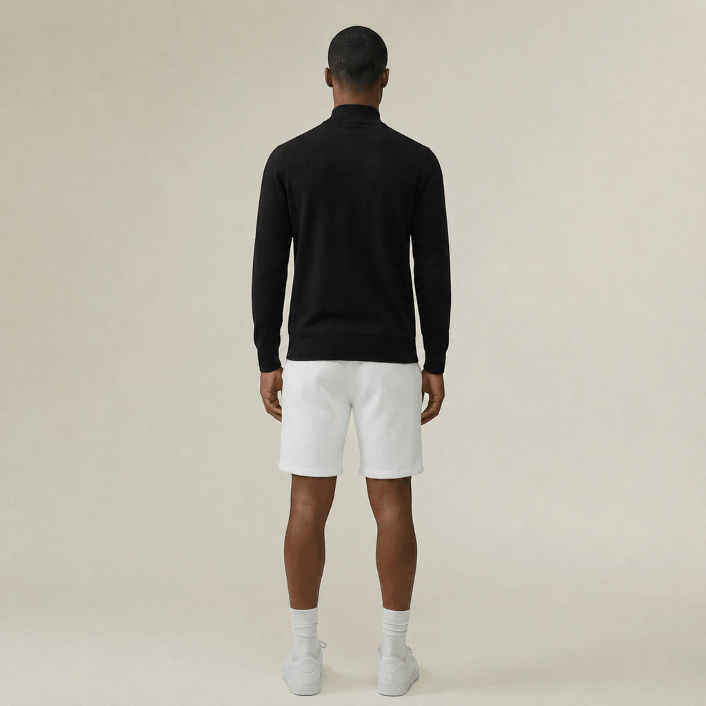 Ellmont London | Men's Quarter Zip Knit Sweater Lightweight Travel Layer