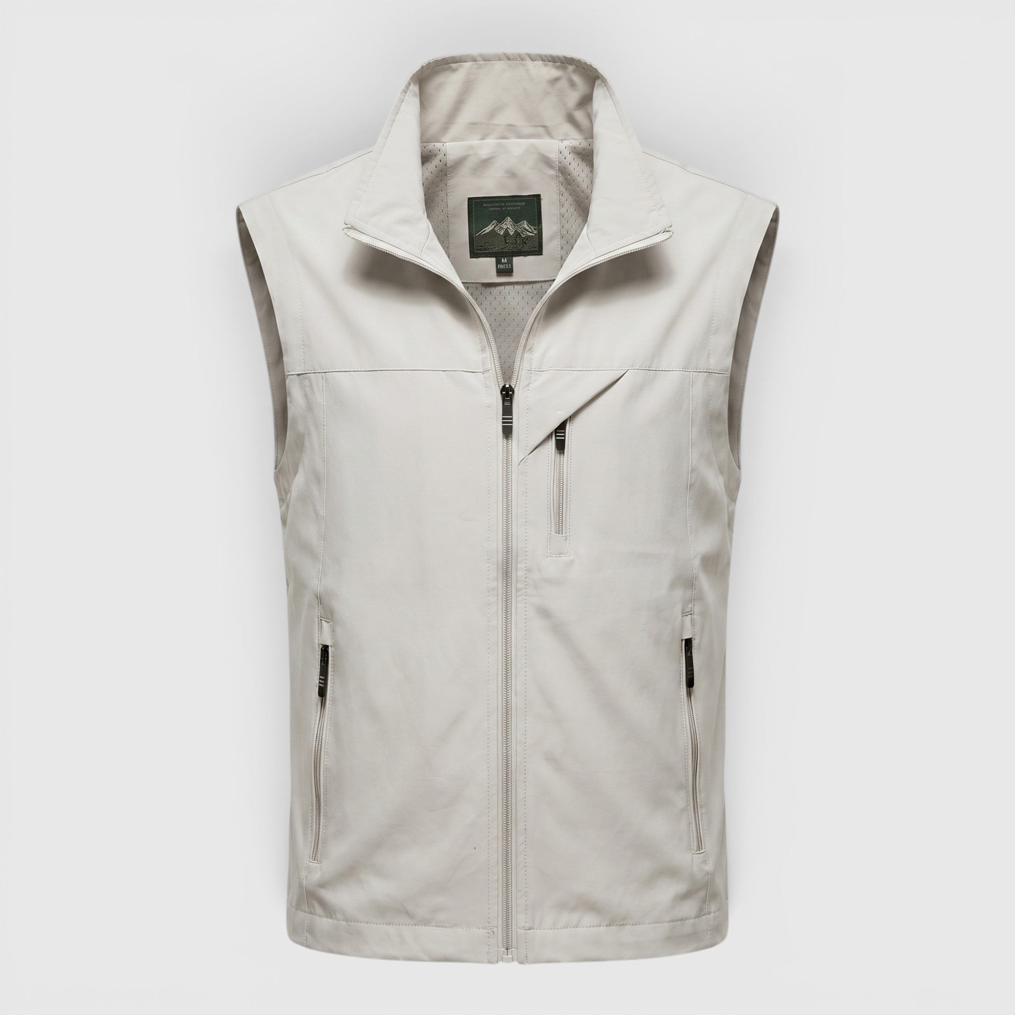 Ellmont London | Men's Utility Vest Breathable Zip Front Outdoor Layer