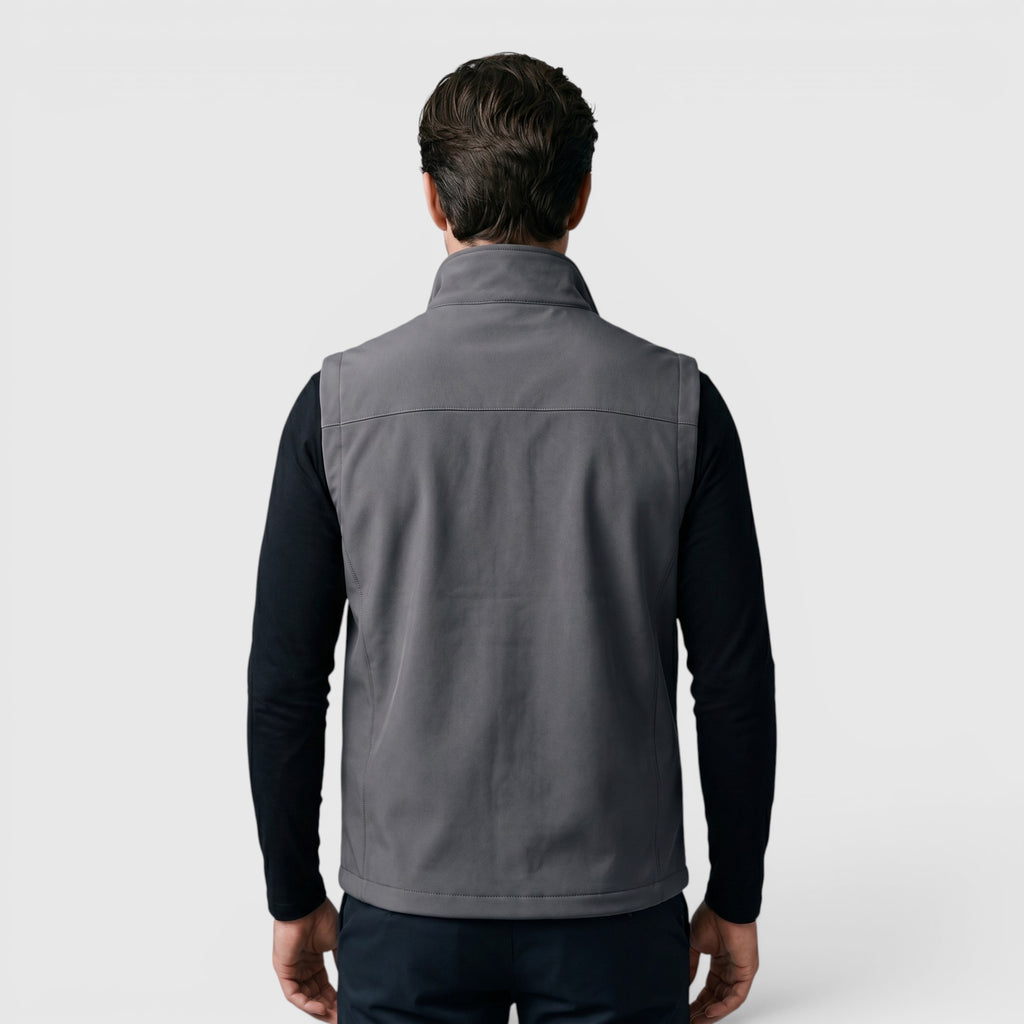 Ellmont London | Men's Utility Vest Breathable Zip Front Outdoor Layer