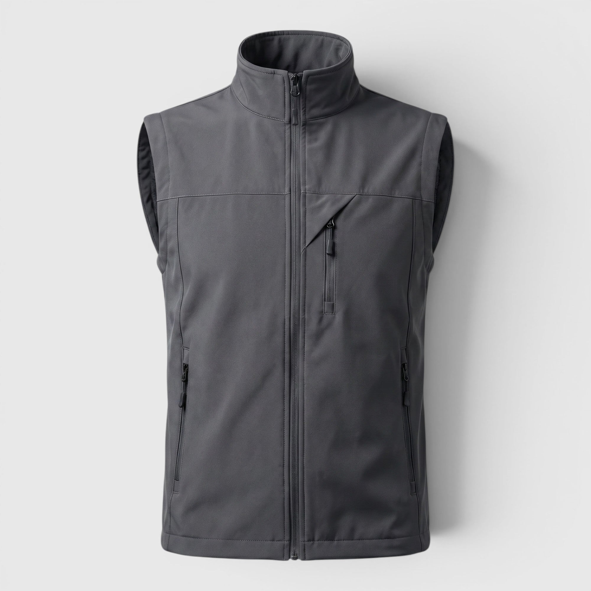 Ellmont London | Men's Utility Vest Breathable Zip Front Outdoor Layer