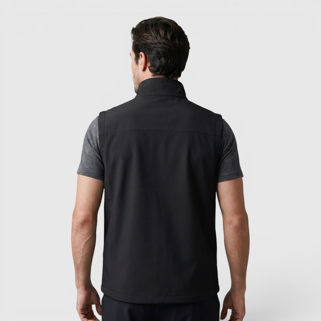Ellmont London | Men's Utility Vest Breathable Zip Front Outdoor Layer