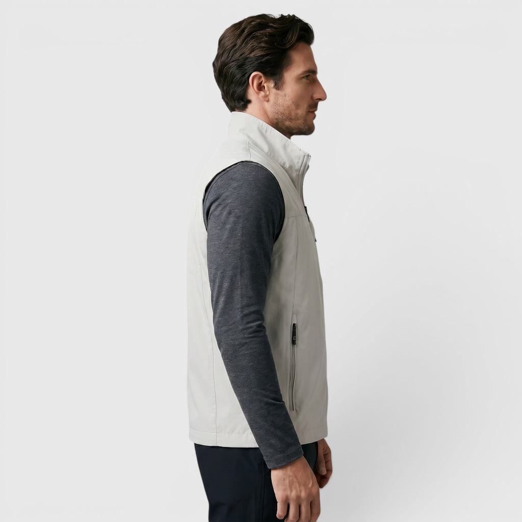 Ellmont London | Men's Utility Vest Breathable Zip Front Outdoor Layer