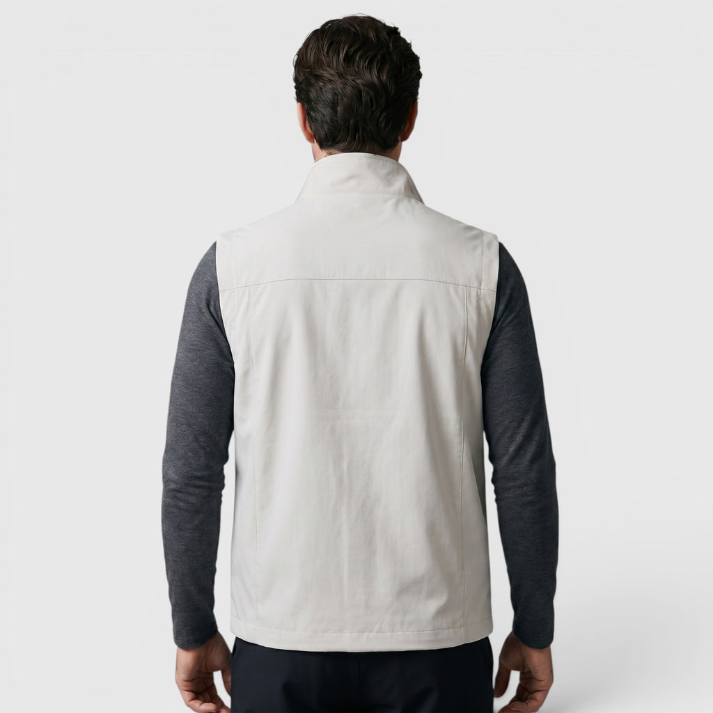 Ellmont London | Men's Utility Vest Breathable Zip Front Outdoor Layer