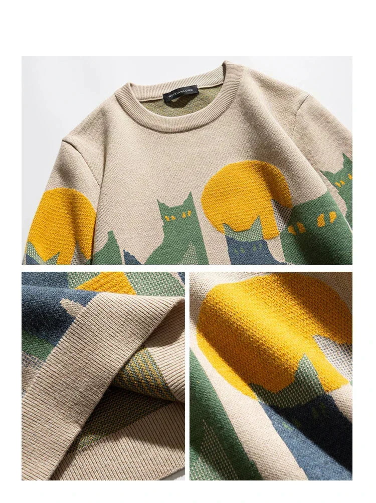 Ruby | Unisex Cat Sweater