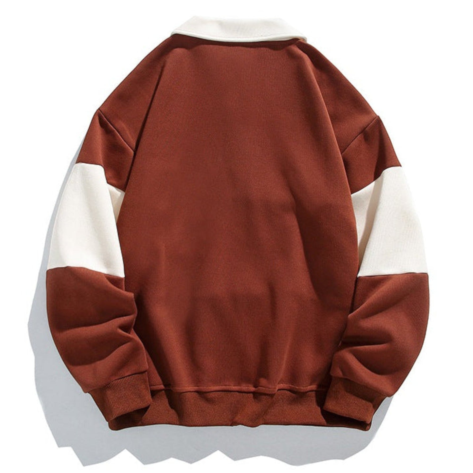 Ellmont London | Men's Relaxed Fit Polo Sweatshirt with Button Placket