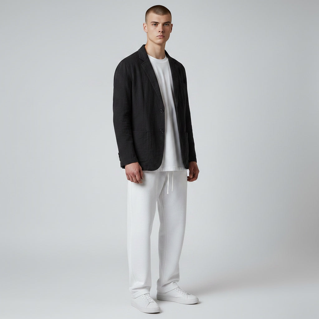 Ellmont London | Men’s Lightweight Elegant Linen Jacket Business Casual