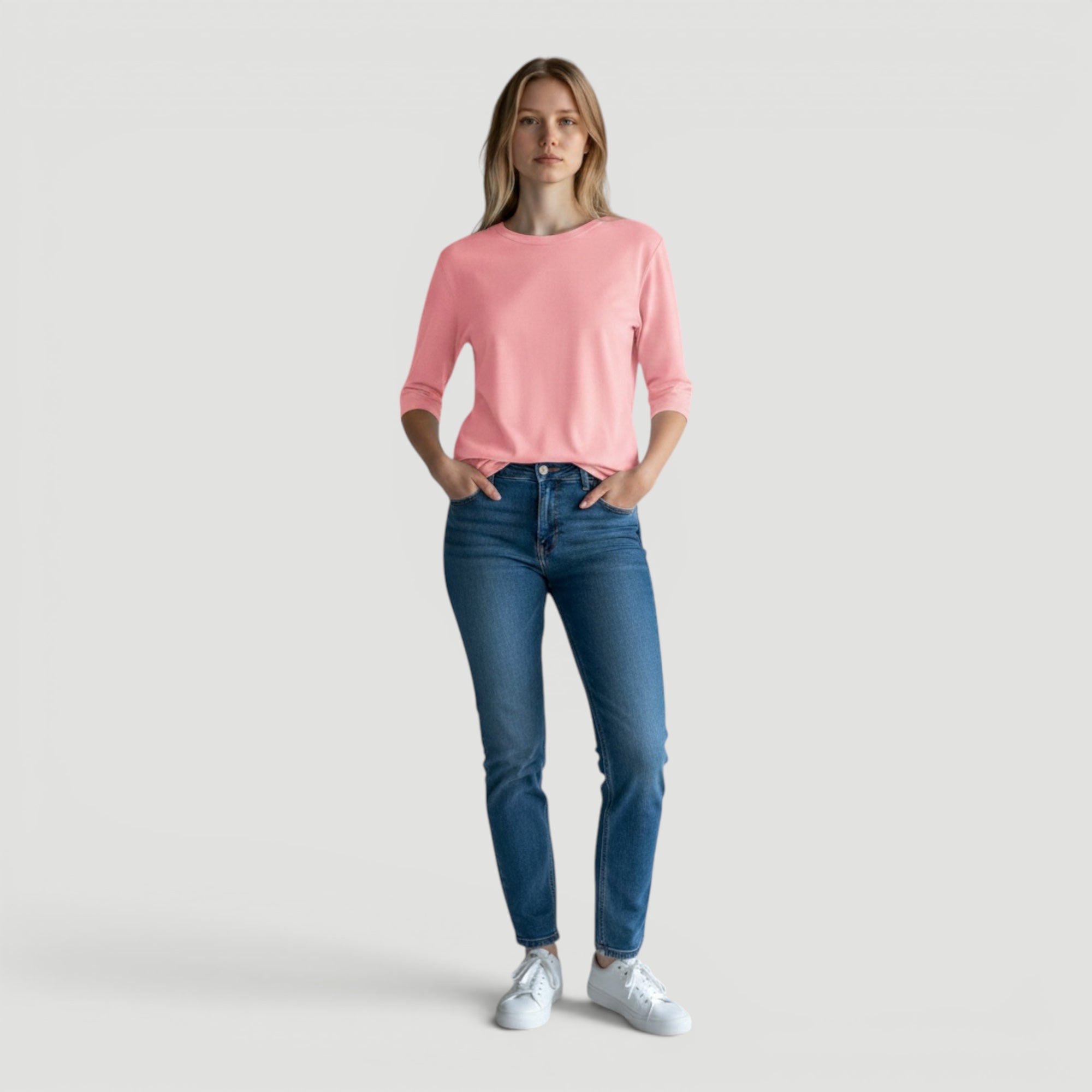 Ellmont London | Women’s Lightweight Three-Quarter Sleeve Shirt