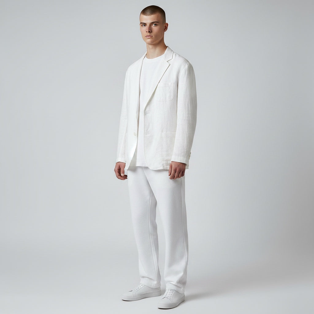 Ellmont London | Men’s Lightweight Elegant Linen Jacket Business Casual