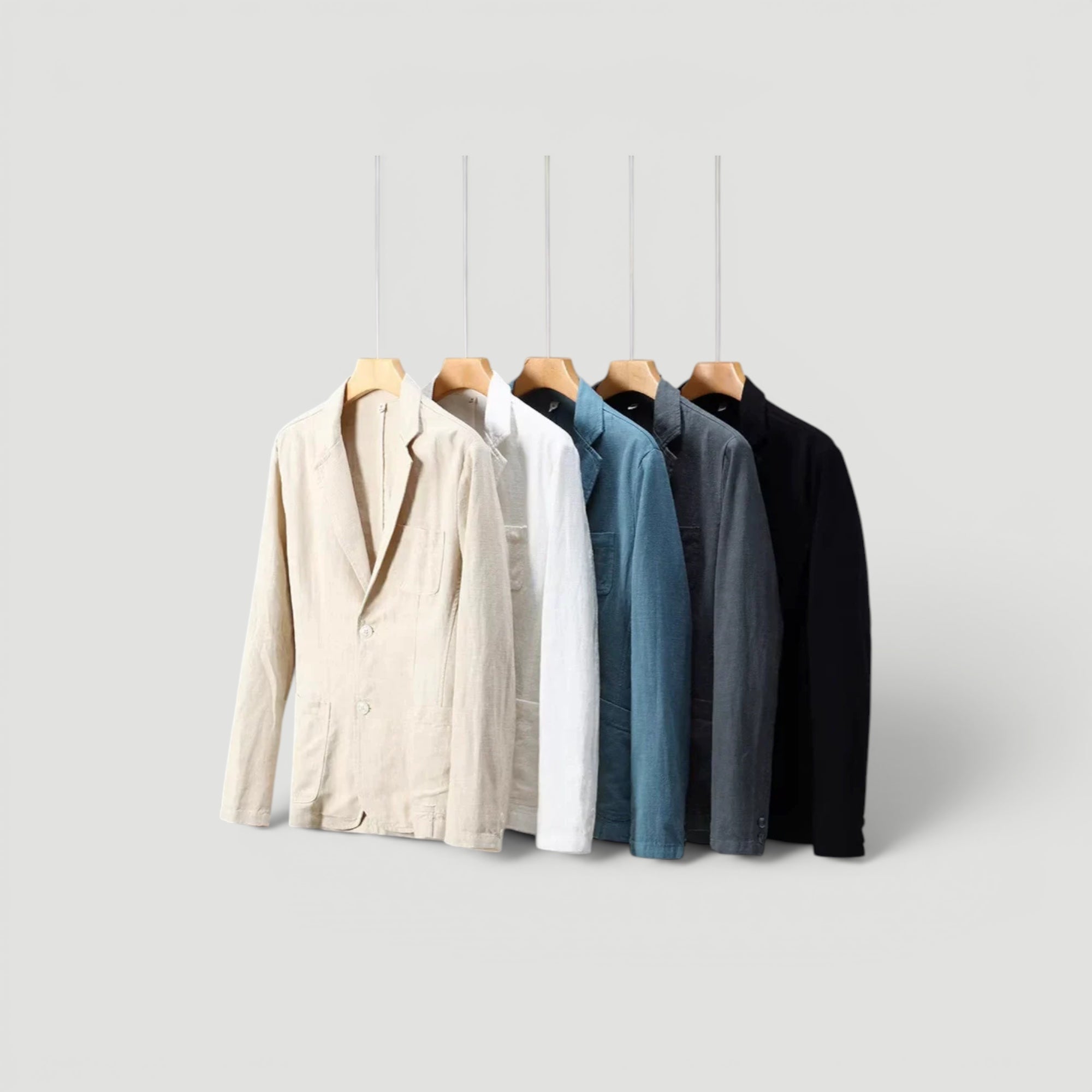Ellmont London | Men’s Lightweight Elegant Linen Jacket Business Casual