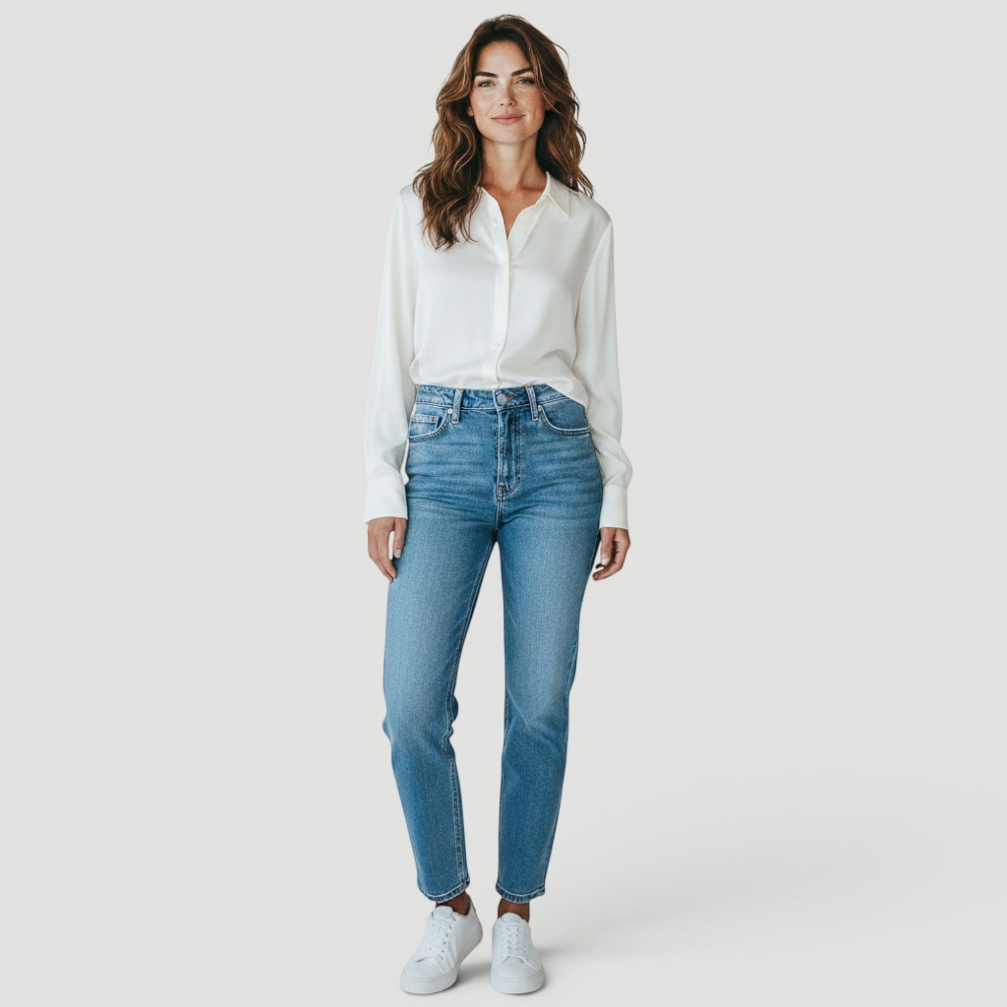 Ellmont London | Women’s Timeless Silk Luxury Long Sleeve Blouse