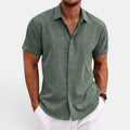 Ellmont London | Men's Top Lightweight Summer Linen Shirt for Everyday Wear