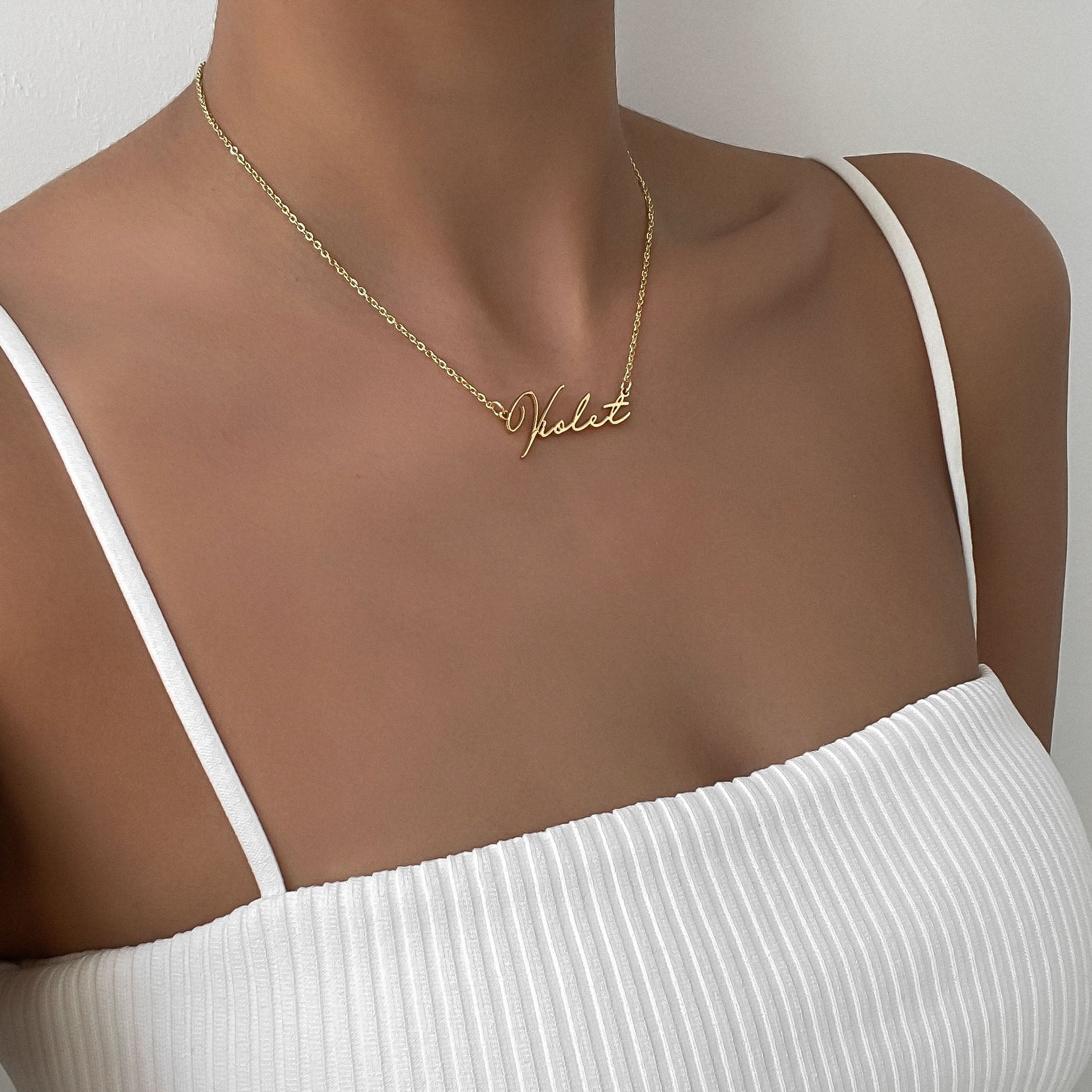 Ellmont - Valencia Custom Name Necklace