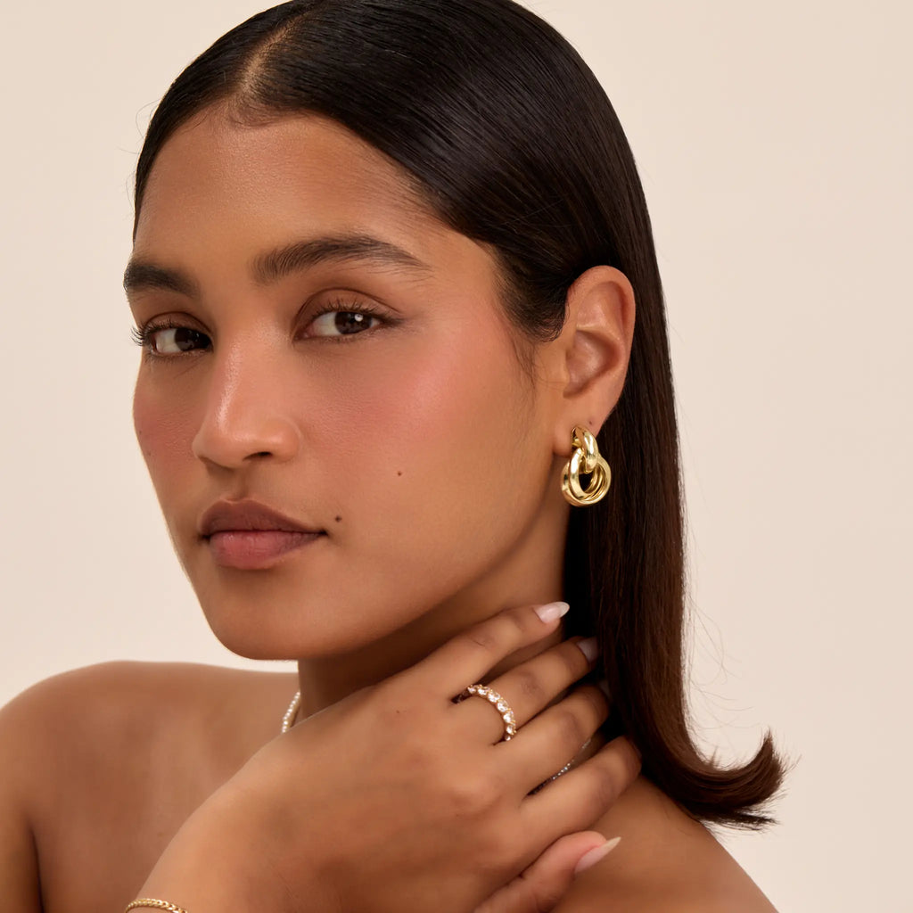 Ellmont - Nadia Knot Knocker Earrings