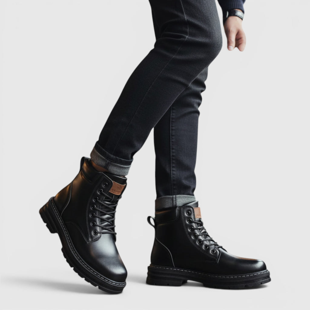 Ellmont London | Men's Orthopedic Boots Supportive Walking Boots with Rubber Sole