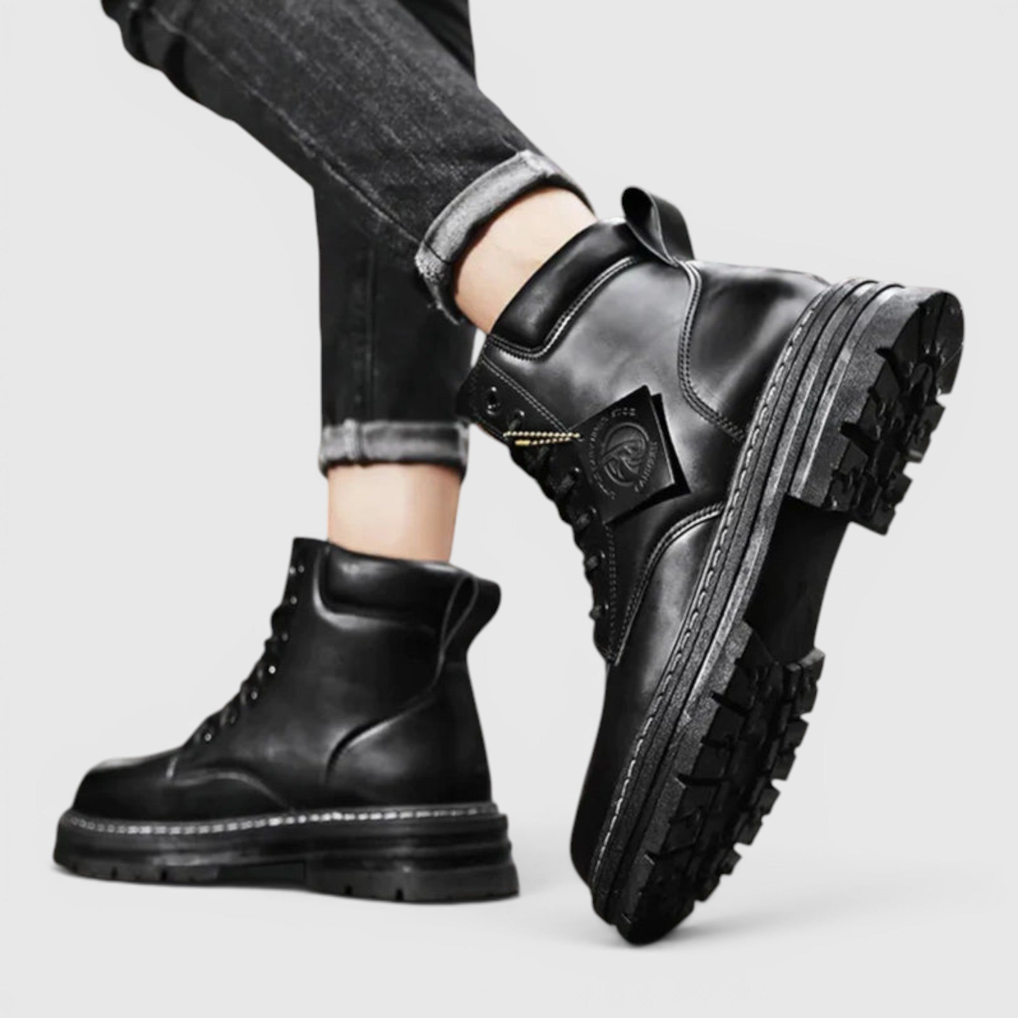 Ellmont London | Men's Orthopedic Boots Supportive Walking Boots with Rubber Sole
