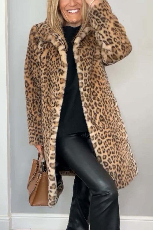 Adele | Leopard Winter Coat
