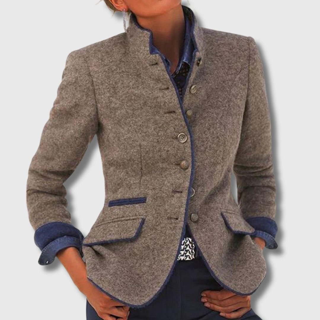 Edie | Classic Wool Blend Blazer