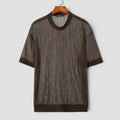 Ellmont London | Men's Relaxed Fit Knit Textured Shirt Summer Style