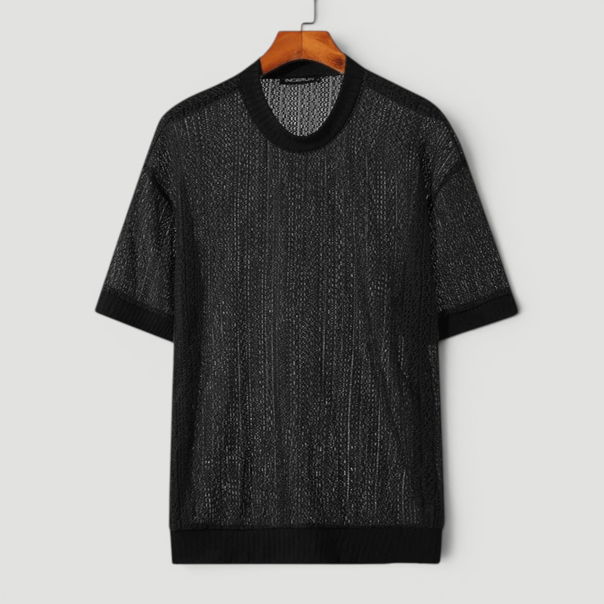 Ellmont London | Men's Relaxed Fit Knit Textured Shirt Summer Style