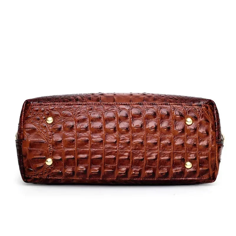Sam | L'Adrienne Embossed Vintage Leather Bag