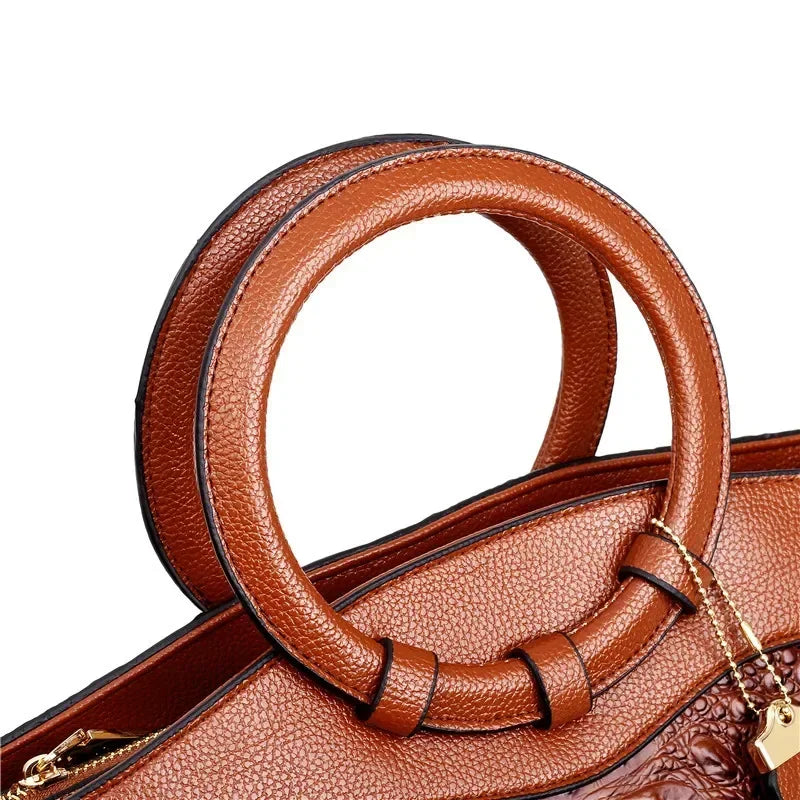 Sam | L'Adrienne Embossed Vintage Leather Bag