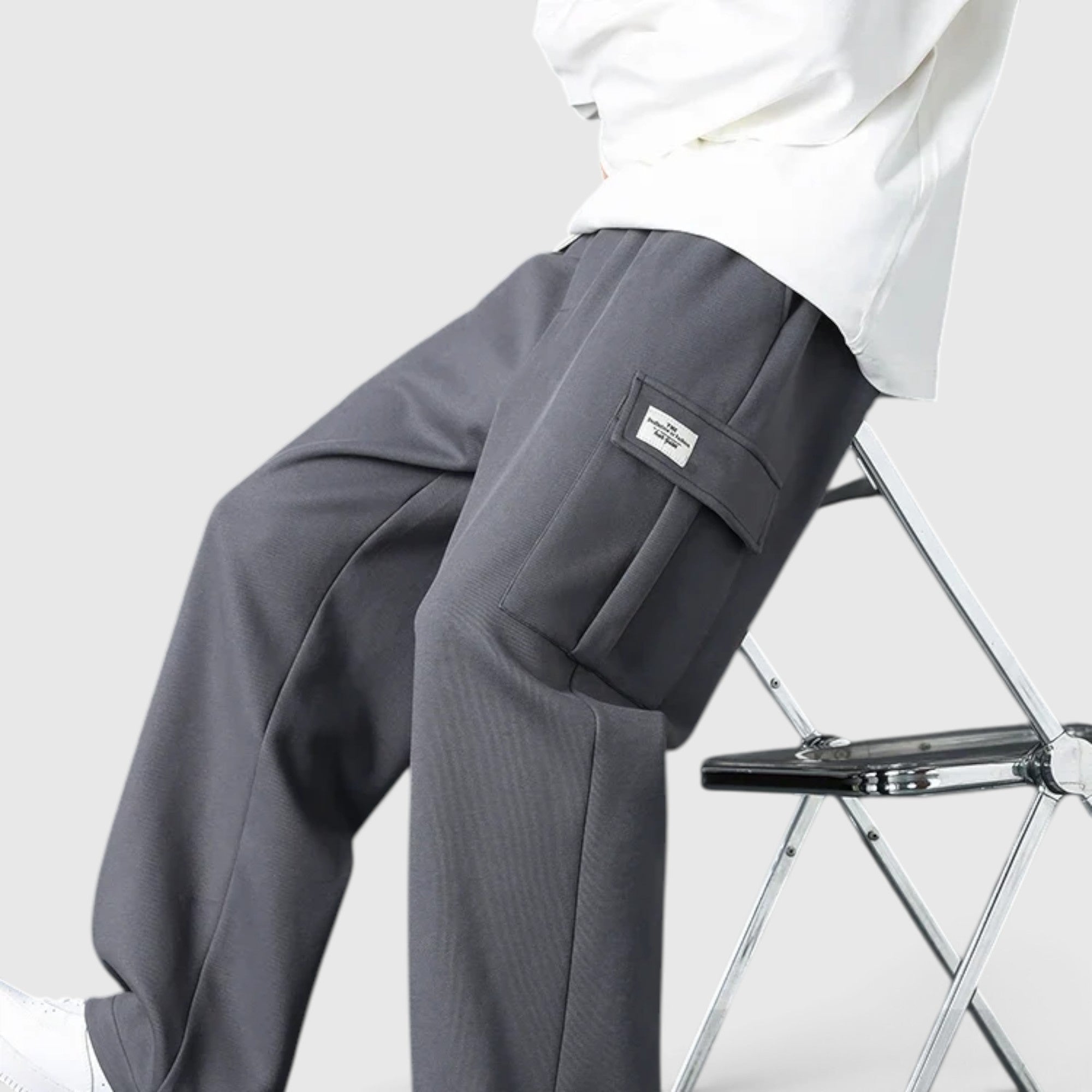 Finn | Men's Sweatpants Wide Leg Relaxed Cargo Lounge Pants