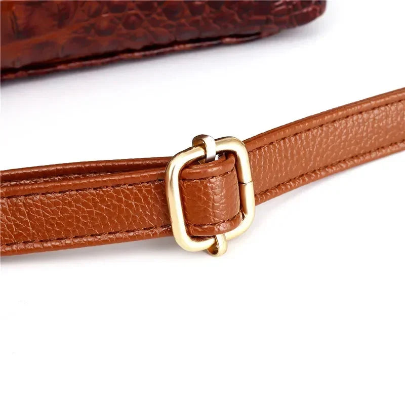 Sam | L'Adrienne Embossed Vintage Leather Bag