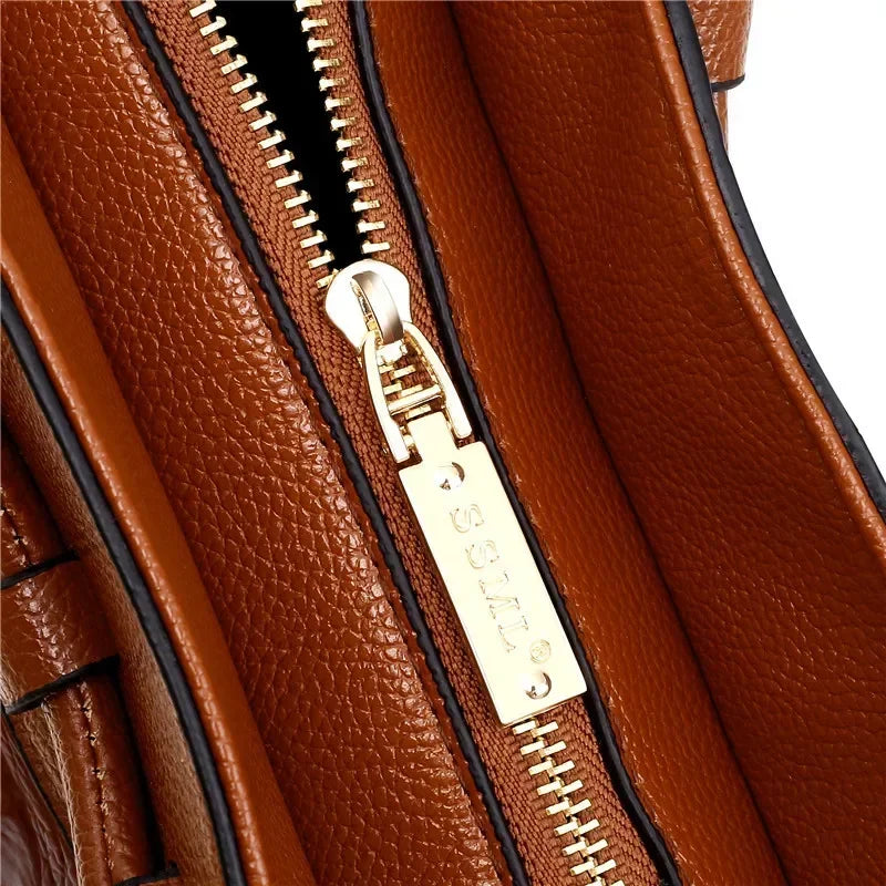 Sam | L'Adrienne Embossed Vintage Leather Bag