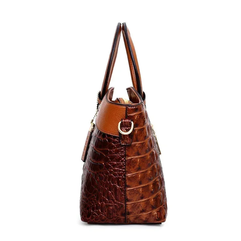 Sam | L'Adrienne Embossed Vintage Leather Bag